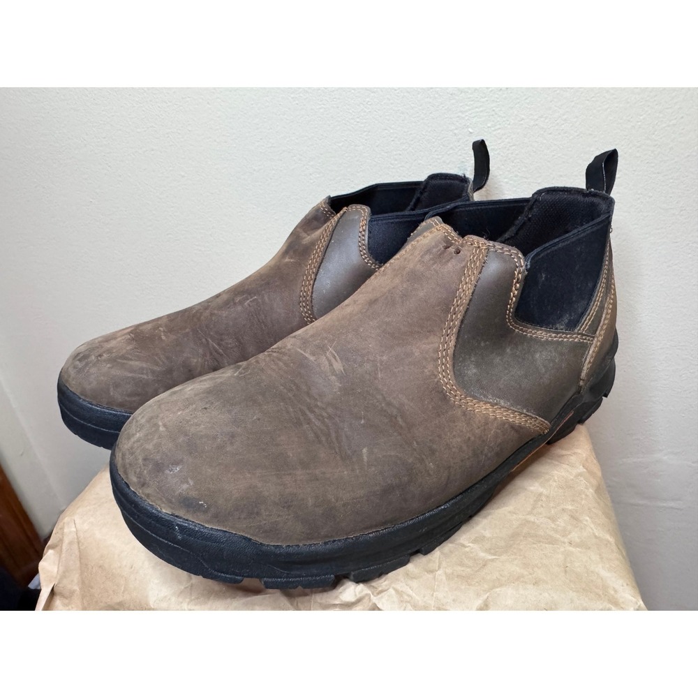 Danner Crafter Romeo 3" Brown Leather Slip On Work Boots Men's 11.5‎